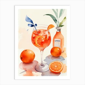 Sour Retro Cocktail Art Print