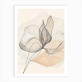 Abstract Flower 80 Art Print