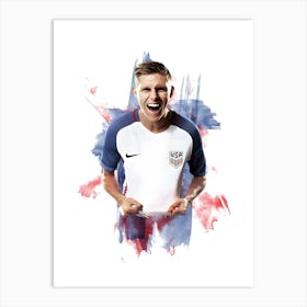 Aron Johannsson Usa Football Art Print