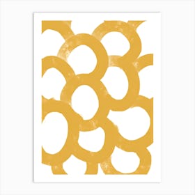 Yellow Circles Art Print