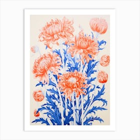 My Darling Dahlia Art Print