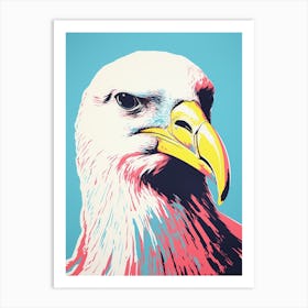 Andy Warhol Style Bird Albatross 3 Art Print