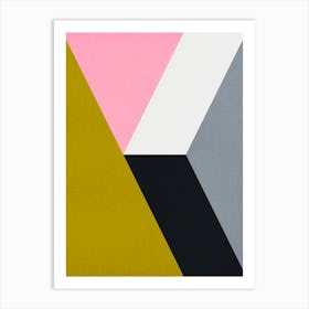 Contemporary modern geometry 18 Art Print