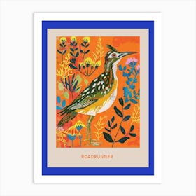 Spring Birds Poster Roadrunner 2 Art Print