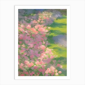 Pink Flowers 26 Art Print