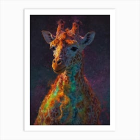 Giraffe Canvas Print 13 Art Print