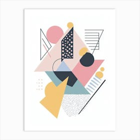 Abstract Geometric Pattern 5 Art Print