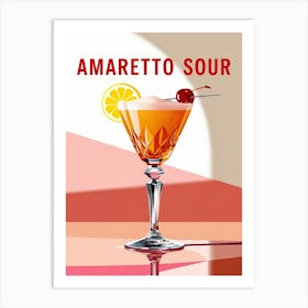 Amaretto Sour Art Print