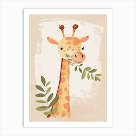 Giraffe Canvas Print 3 Art Print