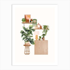 Plant Room Art Print