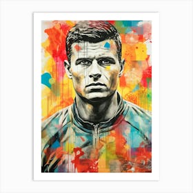 Ferenc Puskas (3) Art Print