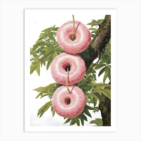 Donuts On A Tree Art Print