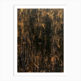 'Black And Gold' 10 Art Print