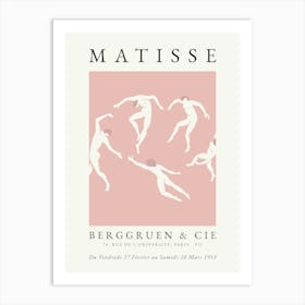 Matisse Abstract Dance Print Pink Art Print