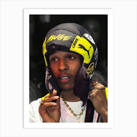 Asap Rocky Performs At E11even Miami During Miami Race Week Art Print