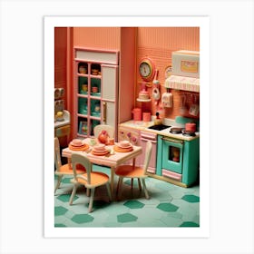 Barbie Retro Home Interior Kitsch 0 Art Print