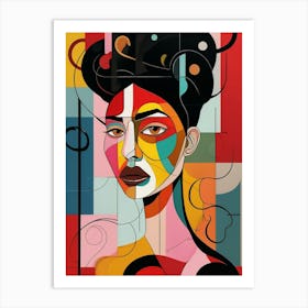 Afro-American Woman Art Print