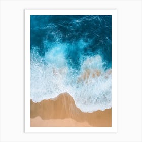 Aerial View Of A Beach 39 Art Print