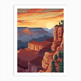 Grand Canyon Sunset Art Print