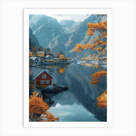 Autumn In Norway 2 Art Print