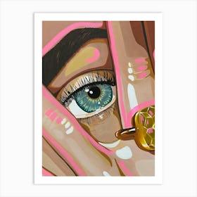 Eye Of Gold Art Print