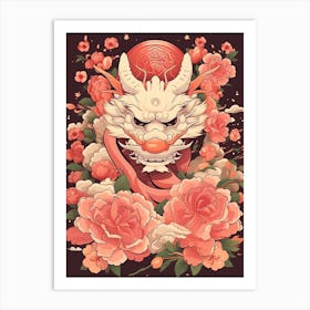 Chinese New Year Dragon Traditional Chinese Style 8 Art Print