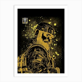 Blackbeard Character Soul Art Art Print