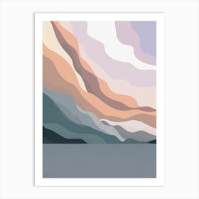 Abstract Landscape Painting Art Print