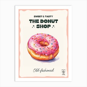 Old Fashioned Donut The Donut Shop 1 Art Print