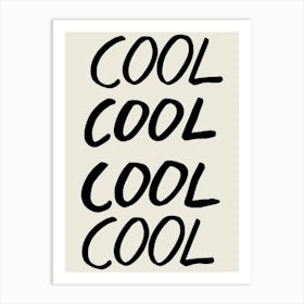 Text Poster COOL Art Print_2070896 Art Print