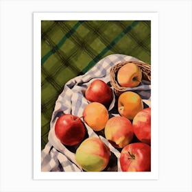 Autumn Apples Still Life 1 Art Print