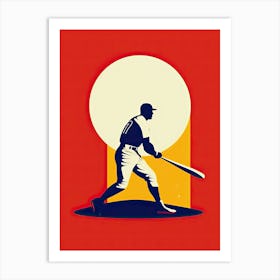 Baseball Player 3 Art Print