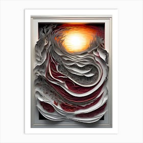 Paper - Seascape~ Escape Clause ~ Reimagined Art Print