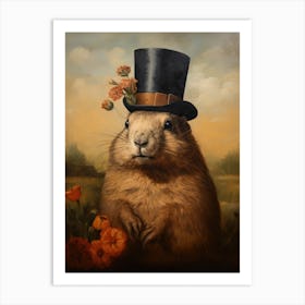 Top Hat Art Print