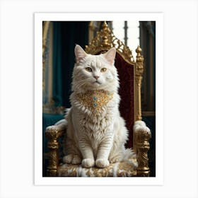 King'S Cat Art Print