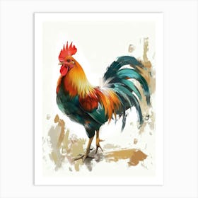 Rooster Painting 1 Art Print