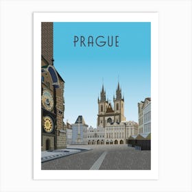 Prague Czech Republic Art Print Art Print