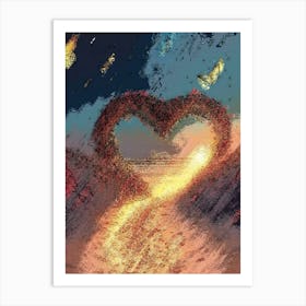 Heart Of Love Art Print