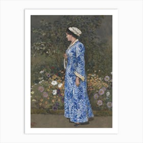 Woman In A Kimono, Walter Crane Art Print