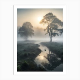 Misty Morning 7 Art Print