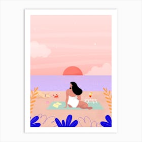 Beach Evenings Art Print