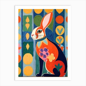 Rabit color Art Print