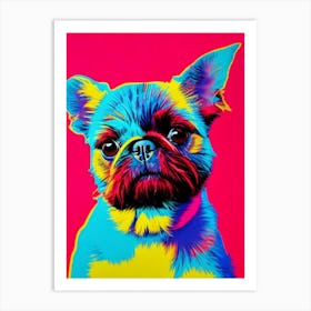 Brussels Griffon Andy Warhol Style Dog Art Print