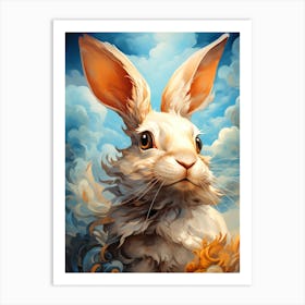 Rabbit In The Sky Art Print