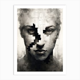 Face Of A Woman 3 Art Print