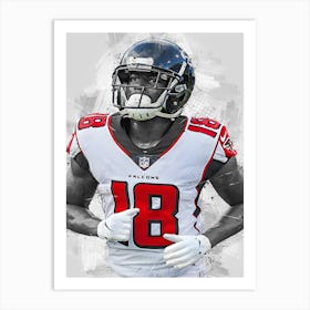 Calvin Ridley Atlanta Falcons Art Print