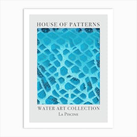 House Of Patterns La Piscine Water 19 Art Print