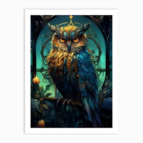 Owl Art 1 Art Print