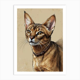 Bengal Cat 1 Art Print