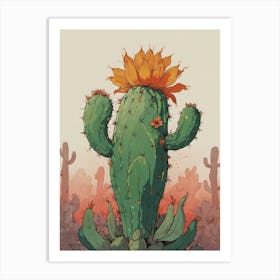 Cactus Flower 2 Art Print